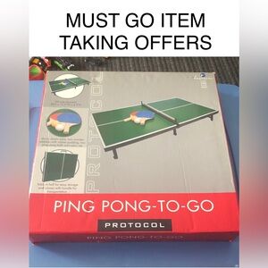 💙 Protocol Ping Pong-To-Go Set ❣️Ship Alone❣️